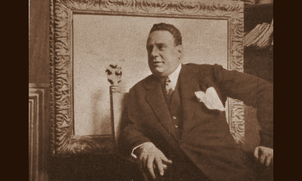 Alfredo Barsanti. Foto tratta dalla rivista "L'Antiquario" del 1924