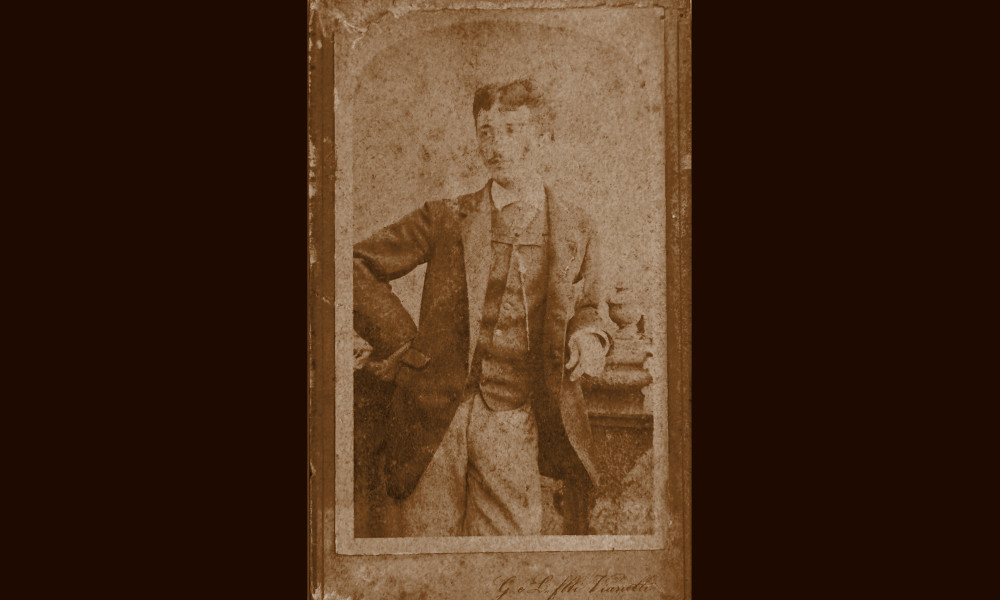 Dino Barozzi nel 1883 (Archivio Francesca Barozzi)