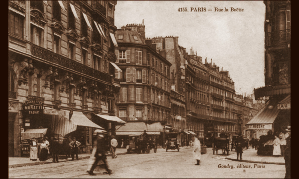 Rue La Boétie a Parigi, sede della Galleria D'Atri
