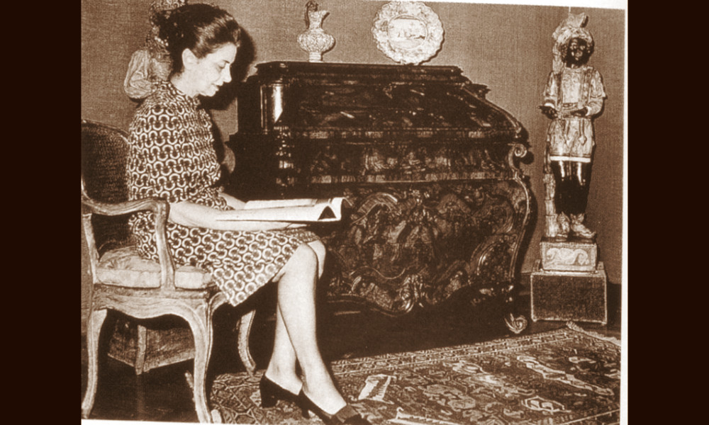 Maria Antonia Gianetti nella sua galleria