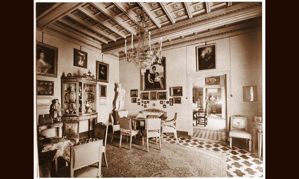 Cesare Faraglia, Salotto dell'abitazione di Ludwig Pollak a Palazzo Odescalchi, 1928-1943 ca.
